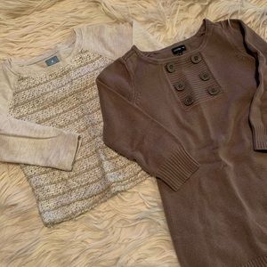 ‼️SOLD‼️ Baby Gap 3T sweater & sweater dress